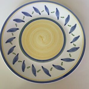 Williams Sonoma Tournesal Italy Round Serving Platter Bowl 13..5” Diam